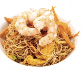 311 SPAGHETTI DI SOIA CON GAMBERI*