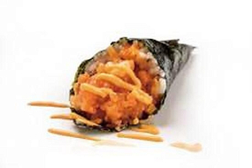 133 TEMAKI SPICY SALMON*🌶
