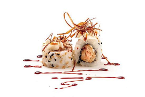 157 URAMAKI SALMONE FRITTO*