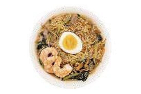 301 RAMEN IN BRODO CON GAMBERI E UOVA