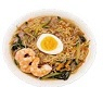 301. RAMEN IN BRODO CON GAMBERI E UOVA*