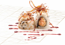 157. URAMAKI SALMONE FRITTO