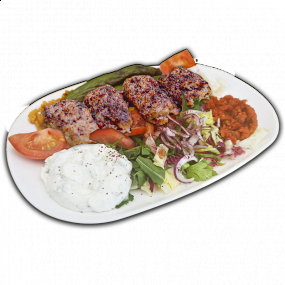 Köfteteller vom Holzkohlegrill