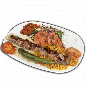 Lammspieß vom Holzkohlegrill