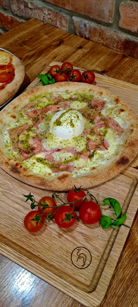 Pinsa con burrata crema 600g