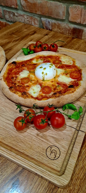 Pinsa con burrata pomodoro 600g