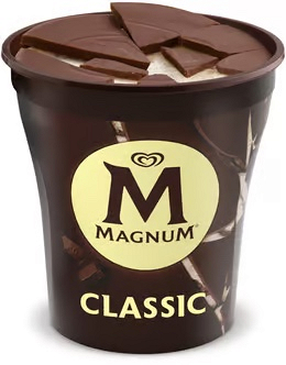Magnum Classic zmrzlina v kelímku 440ml