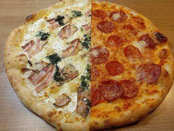 Pizza půl & půl 40cm