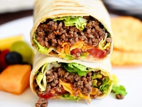 TACOS CON MACINATO BOVINO