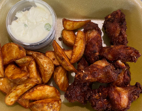 Spice Chicken Wings-Wedges