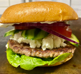 Greek Schafkäse Hamburger 