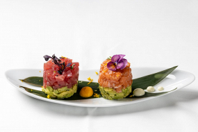 Duo tartar ton si somon 