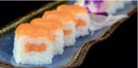 157 Fresh Spicy Salmon   🌶