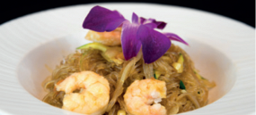 178 Spaghetti di soia con gamberi