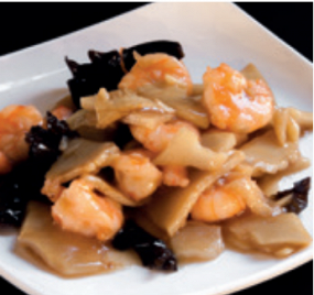 232 Gamberi bambù e funghi