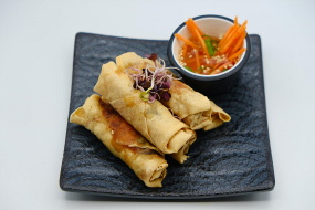 5 Homemade mini Springrolls (vegan)