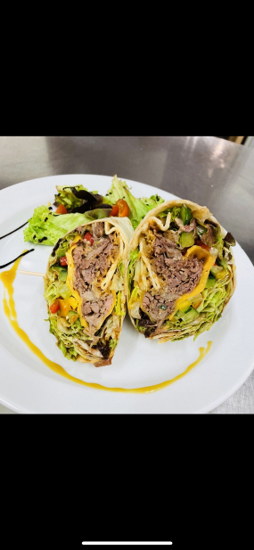 Tortilla plněná trhaným kachním masem