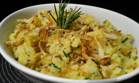 Šťouchané máslové brambory  