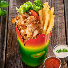 Kebab box/kubełek duży