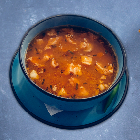 Ciorba de fasole cu ciolan afumat