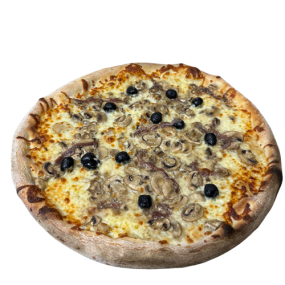 Pizza Sarda (ohne Tomatensauce)