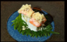 103. Uramaki ebi salmone