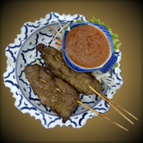 8. Sate Nuea (สะเต๊ะเนื้อ)