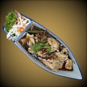 45. Gai Kratiem Prik Thai (ไก่กระเทียมพริกไทย)