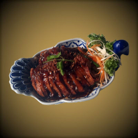 77. Ped Kratiem Prik Thai (เป็ดกระเทียมพริกไทย)