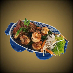 83. Gung Kratiem Prik Thai (กุ้งกระเทียมพริกไทย)