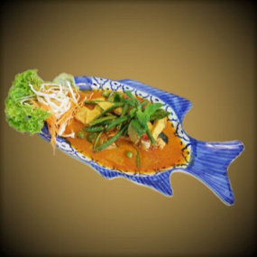 85. Chu Chii Pla Lachs (ฉู่ฉี่ปลาแซลม่อน)