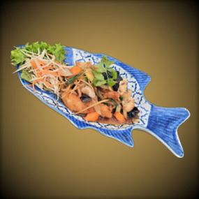 87. Pla Phad Khing (ปลาผัดขิง)