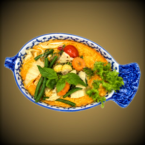 106. Gaeng Phed Phak (แกงเผ็ดผัก)