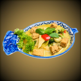 107. Gaeng Khiaw Wan Phak Tofu (แกงเขียวหวานผัก)