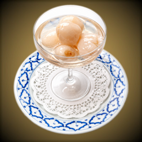 123. Lychee (ลิ้นจี่ในนํ้าเขื่อม)