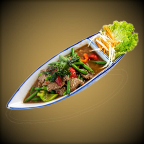 34. Nuea Phad Kaprao (เนื้อผัดกะเพรา)