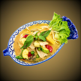 42. Gaeng Kiaw Wan Gai (แกงเขียวหวานไก,)