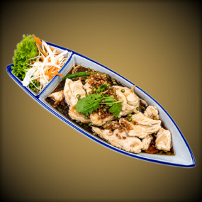 45. Gai Kratiem Prik Thai (ไก่กระเทียมพริกไทย)