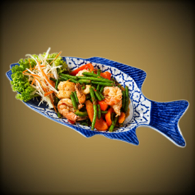 84. Gung Phad Kaprao (กุ้งผัดกะเพรา)