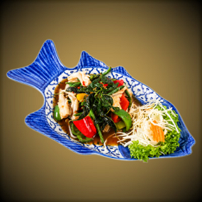 89. Pla Muek Phad Kaprao (ปลาหมึกกะเพรา)