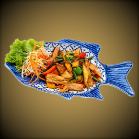 91. Pla Muek Phad Phed (ปลาหมึกผัดเผ็ด)