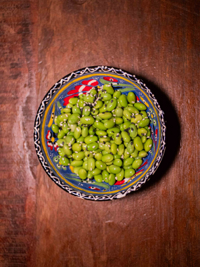 EDAMAME 100g (120kcal/S:8g/T:5g/B:11g)