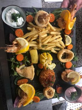 Riesengarnelen & Kalamari