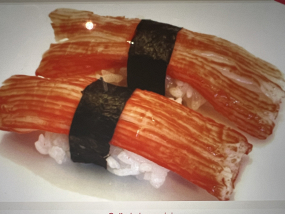 73. NIGHIRI DI POLPA DI GRANCHIO 