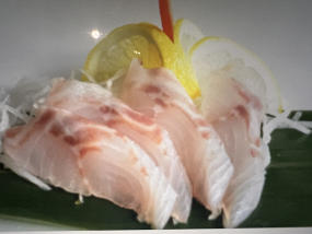 110. SASHIMI BRANZINO