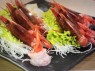 114. SASHIMI AMAEBI (3 PEZZI)