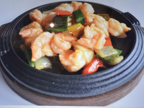 165. GAMBERI ALLA PIASTRA