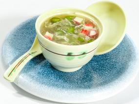 ZUPPA ASPARAGI E POLPA DI GRANCHIO