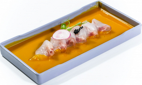 CARPACCIO BRANZINO MANGO