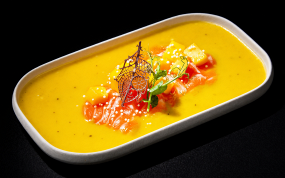 821 CARPACCIO DI SALMONE E MANGO